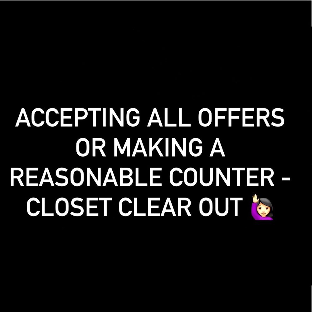 OFFERS WELCOME - let’s make a deal 🥰